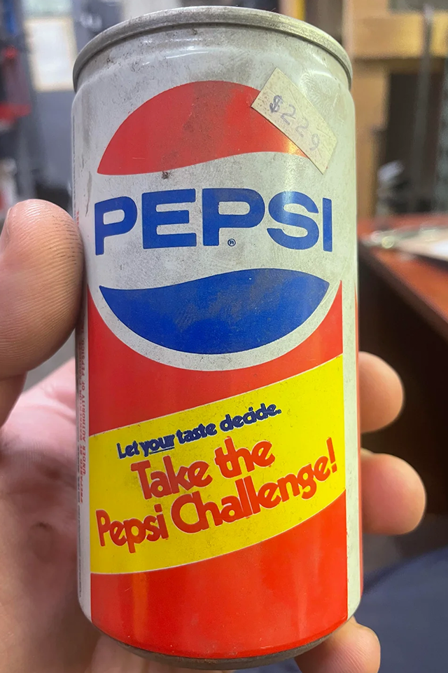 The Pepsi can that sparked the New Coke fiasco